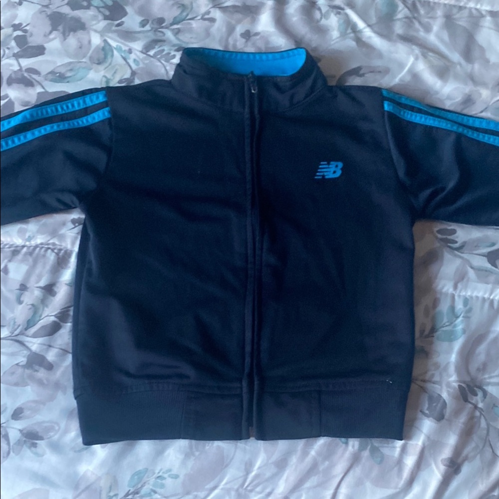 New Balance Black and Blue Track Jacket